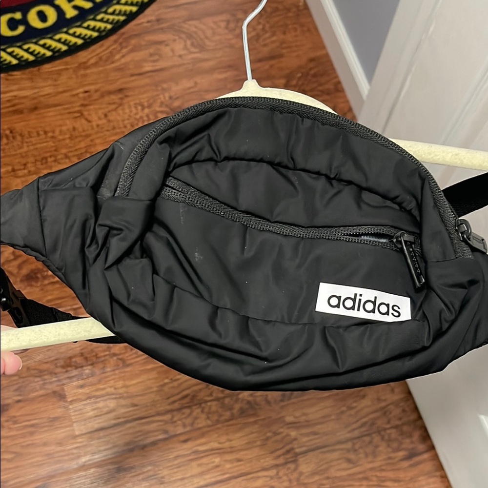Adidas Black Belt Bag with Adjustable Straps